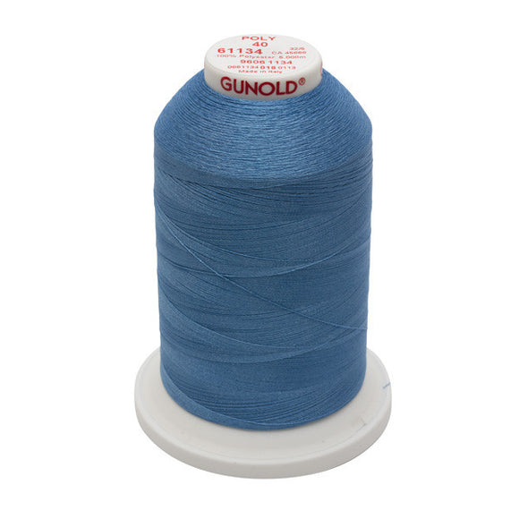 GUNOLD-96061134 POLY 40WT 5,500YDS-PEACOCK BLUE