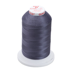 GUNOLD-96061220 POLY 40WT 5,500YDS-CHARCOAL GRAY
