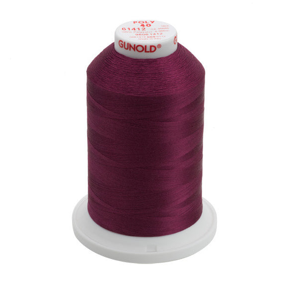 GUNOLD-96061412 POLY 40WT 5,500YDS-DARK MAGENTA