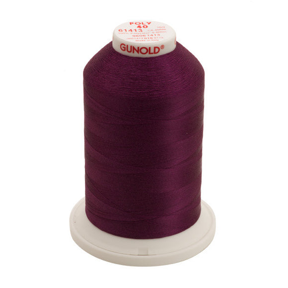 GUNOLD-96061413 POLY 40WT 5,500YDS-GRAPE