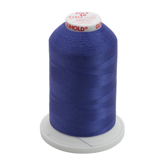 GUNOLD-96061417 POLY 40WT 5,500YDS-BLUE VIOLET
