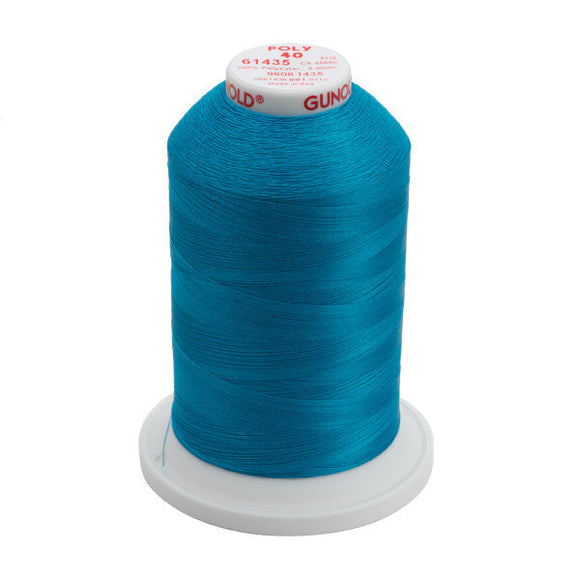 GUNOLD-96061435 POLY 40WT 5,500YDS-CARRIBEAN BLUE