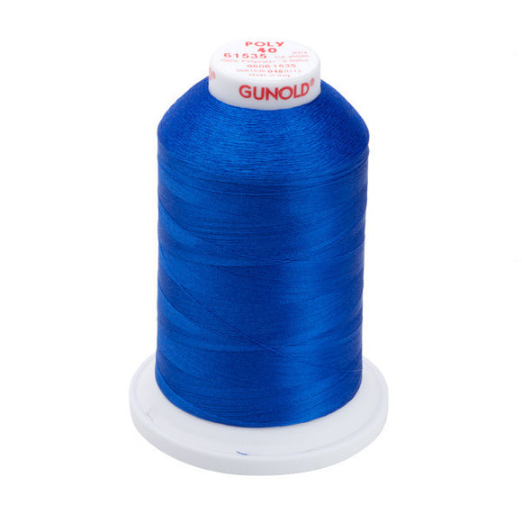 GUNOLD-96061535 POLY 40WT 5,500YDS-TEAM BLUE