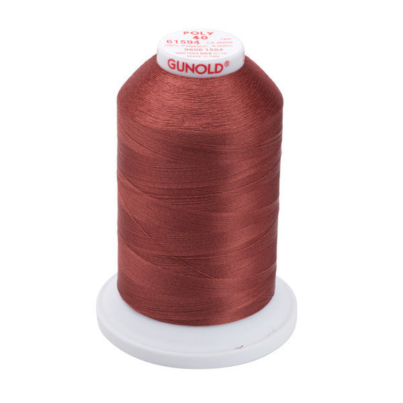 GUNOLD-96061594 POLY 40WT 5,500YDS-LIGHT CORDOVAN