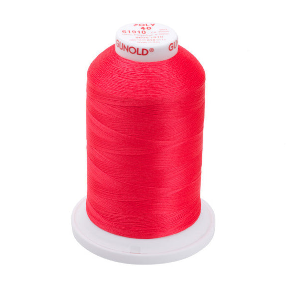 GUNOLD-96061910 POLY 40WT 5,500YDS-FUCHSIA NEON