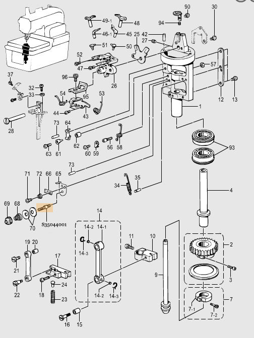  L-Tension Stud S35044001 parts manual