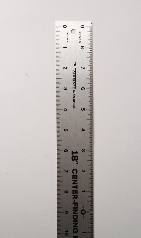 23-118 Center Finding Ruler 18 X 1-3/4