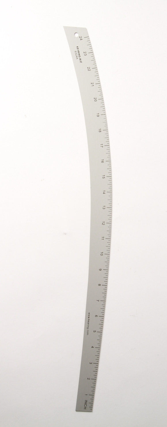 24 Curve Metal Stick Ruler ABC Sewing Machine