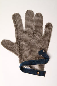 Metal Mesh Glove - 5 finger - large