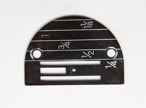 Needle plate with part model 143175