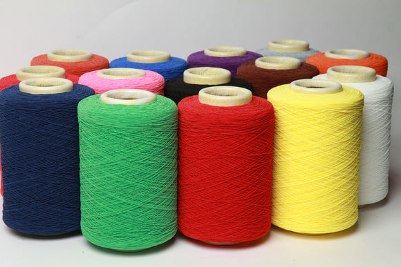 Elastic thread for smocking machines in different colors