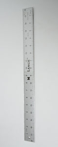 Lance 18" x 1.5" Straight Ruler - Slip Resistant