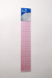 12' Beveled Plastic Ruler