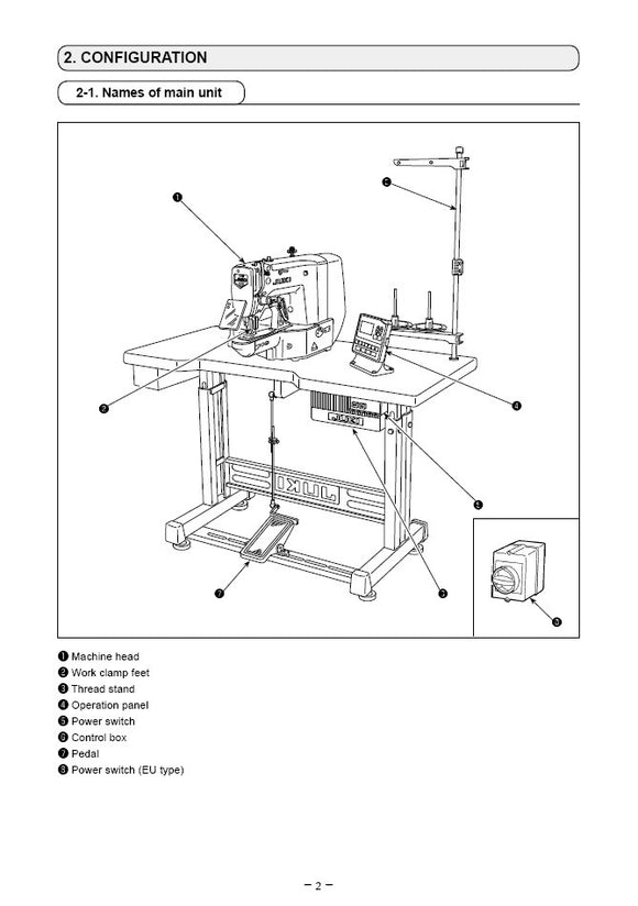 LK-1900B Juki Instruction Manual - PDF