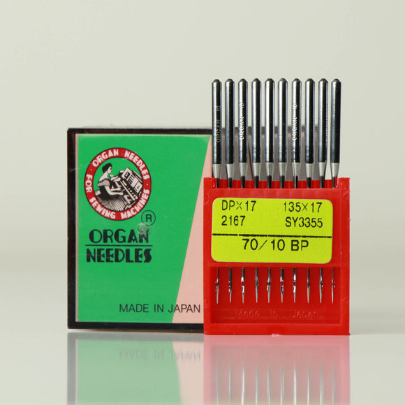 Organ needles for two needle machines
