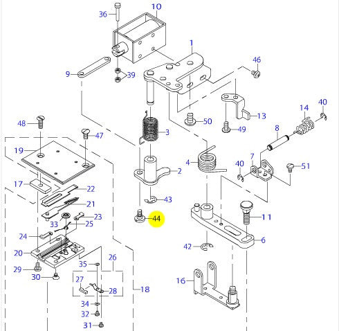 SD0600291TP HINGE  SCKEW D=6 H=2.9