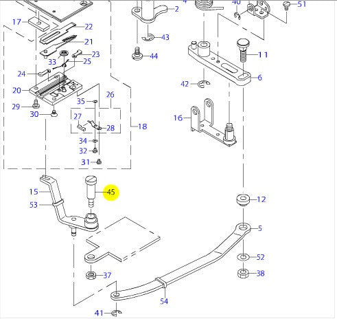 SD0791503SP HINGE SCREW D=7.94 H=15