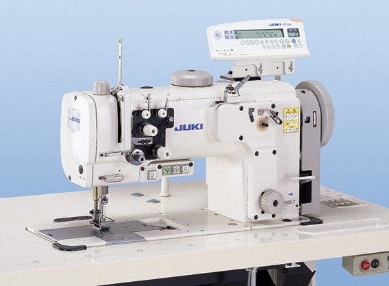 LU-2260N-7 JUKI High-speed, 2-needle, Unison-feed, Lockstitch Machine with Vertical-axis Large Hooks <br><span style=